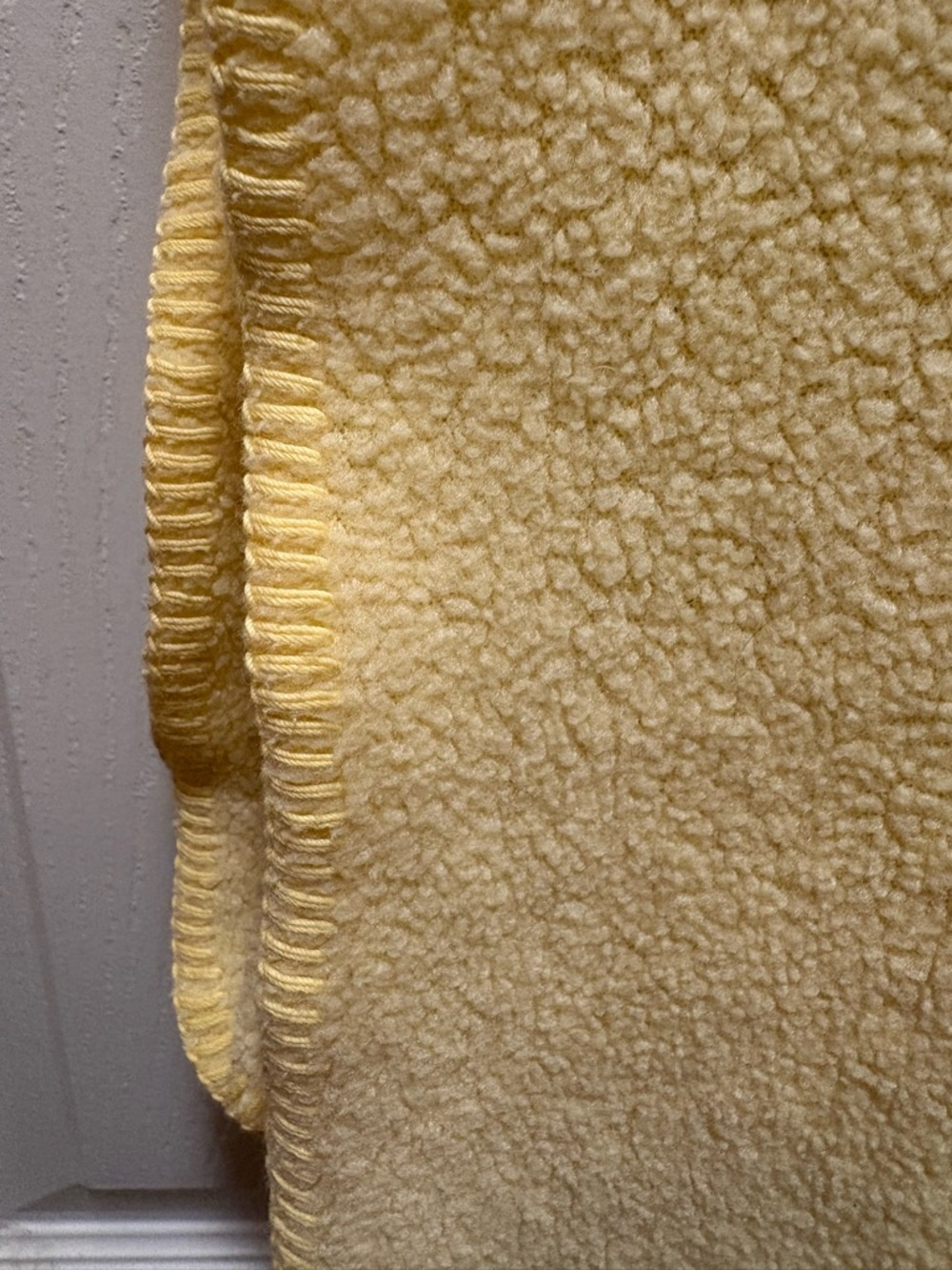 Ralph Lauren RL Teddy Bear Yellow Fleece Throw Blanket 50x68 - Picture 11 of 13
